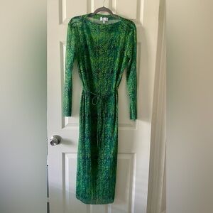 & Other Stories Stockholm Atelier Mesh (lined) Dress